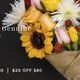 The Bouqs: $10 off $50 orders with the code SAVE10 | $15 off $60 orders with the code SAVE15 | $20 off $80 orders with code SAVE20
